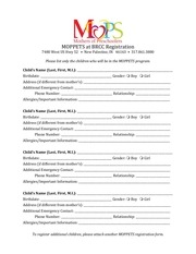 Page 2, MOPS at BRCC Registration