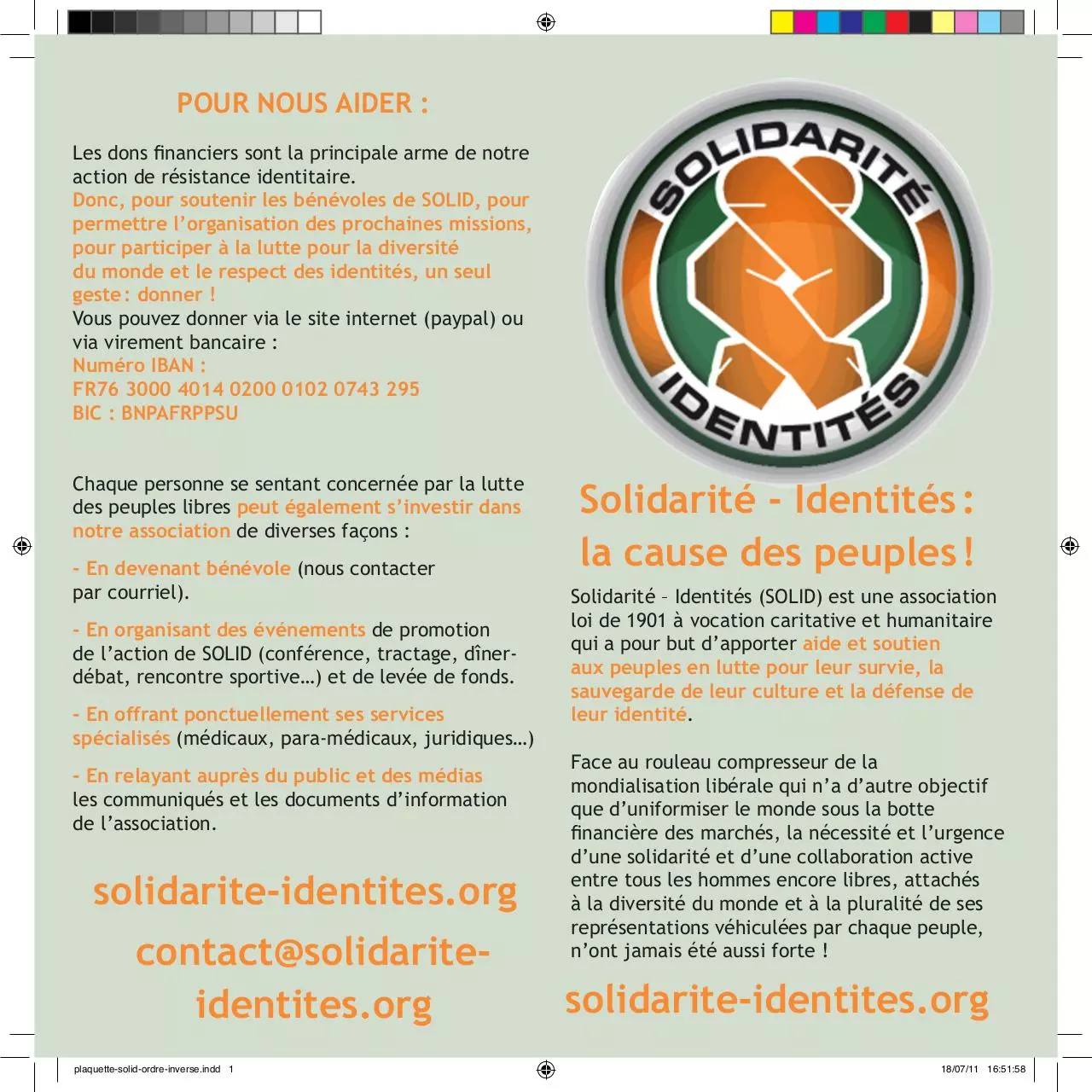 Page 1 of 2, plaquette solid