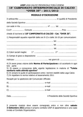 Page 3, Moduli iscrizione C5 C7 Over35