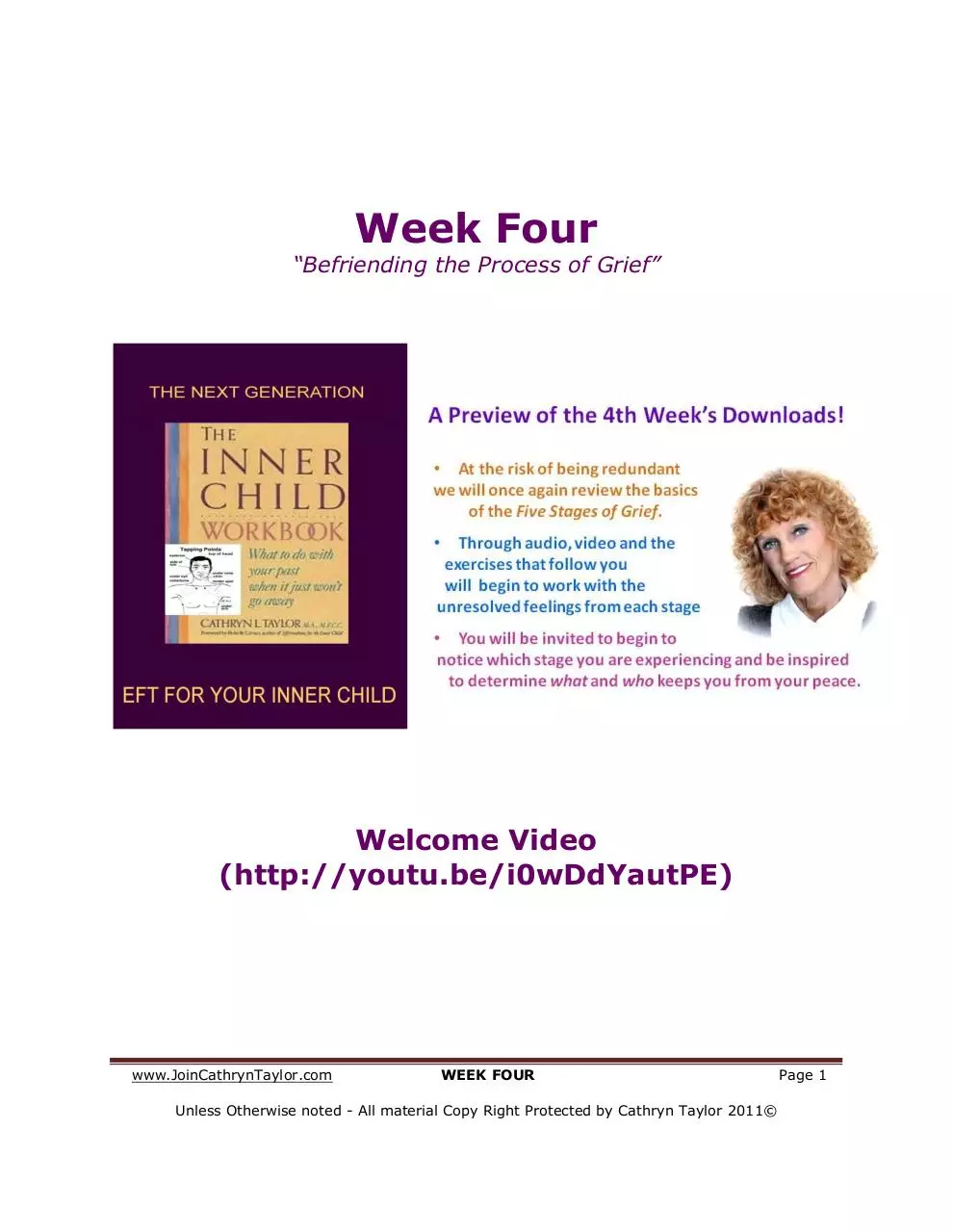 Page 1 of 25, 20x20 Week Four Booklet