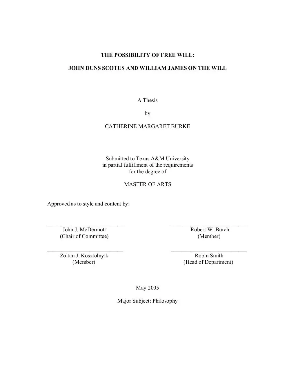 Page 2 of 72, thesis BurkeDunsScotus&W.JamesWill