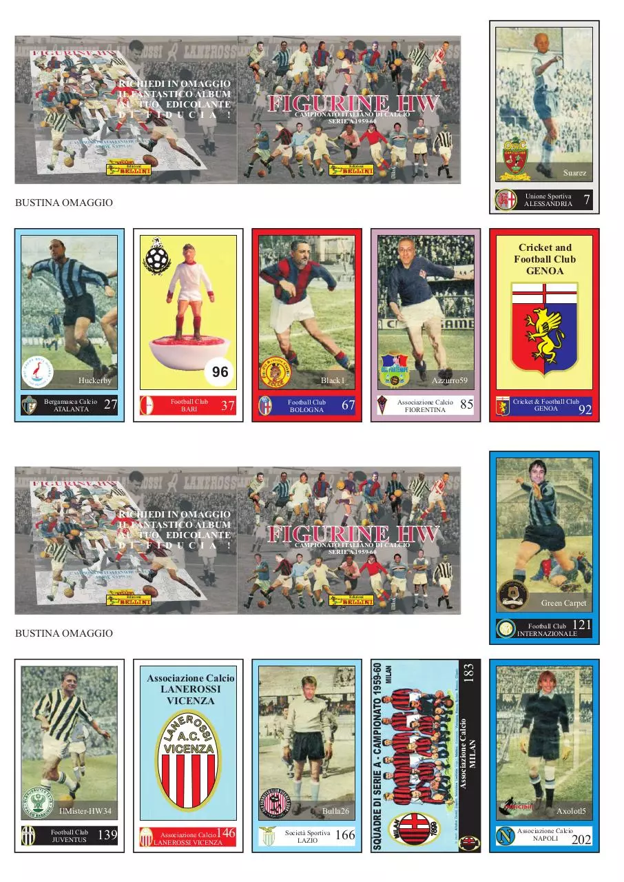 Page 1 of 1, FIGURINEHW BUSTINA OMAGGIO 10 new