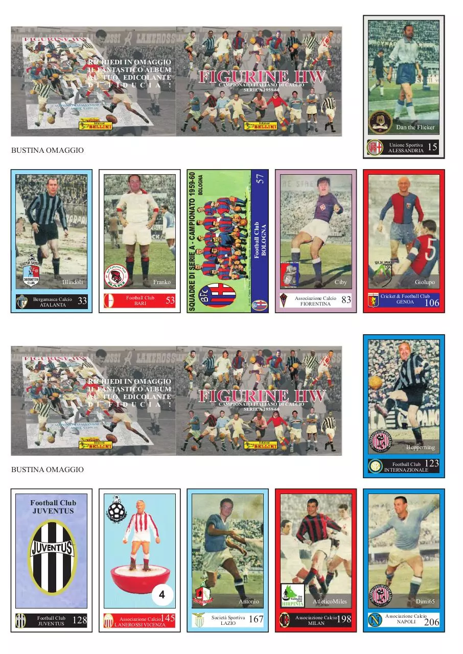 Page 1 of 1, FIGURINEHW BUSTINA OMAGGIO 13 new