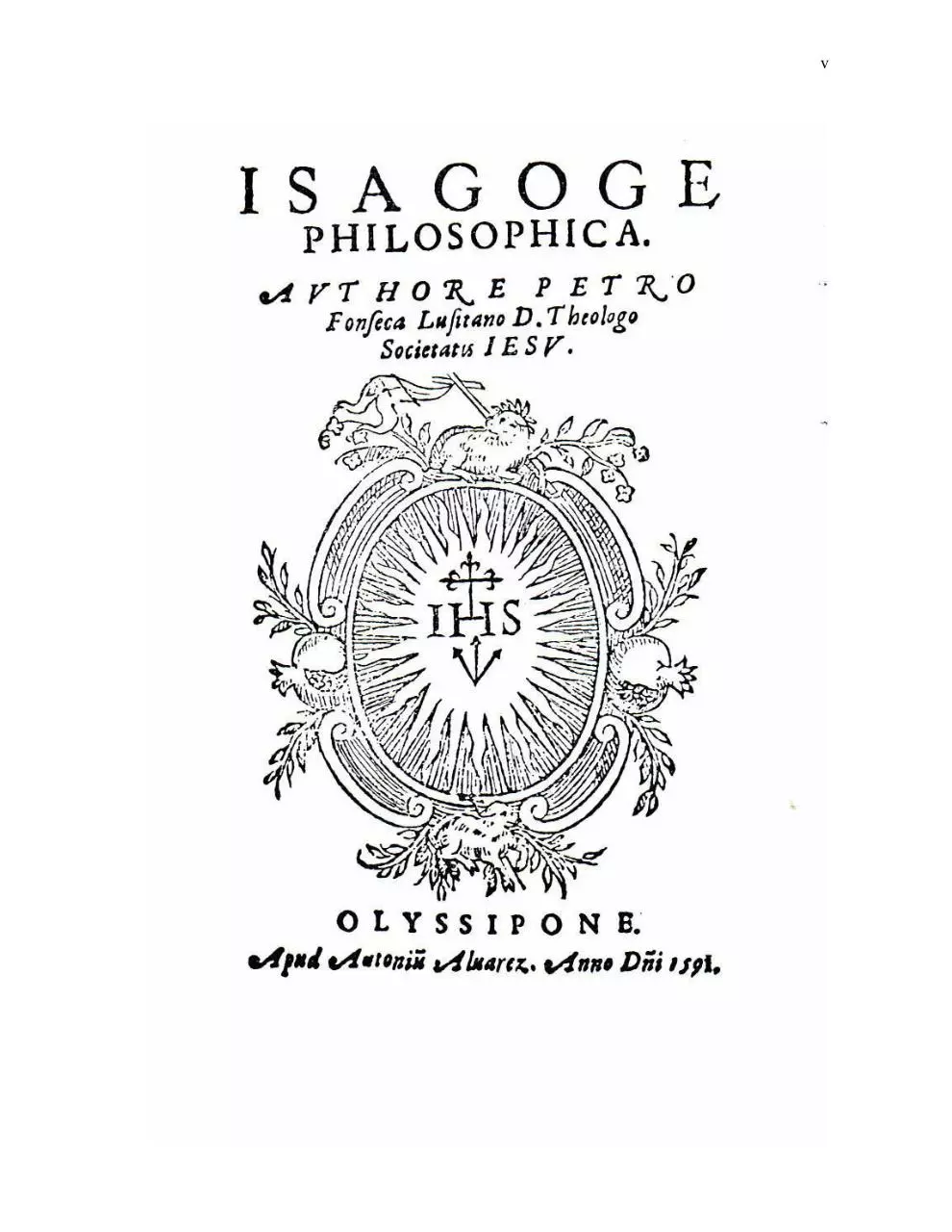 Page 5 of 390, thesis Madeira PedroDaDopnsecasIsagoge