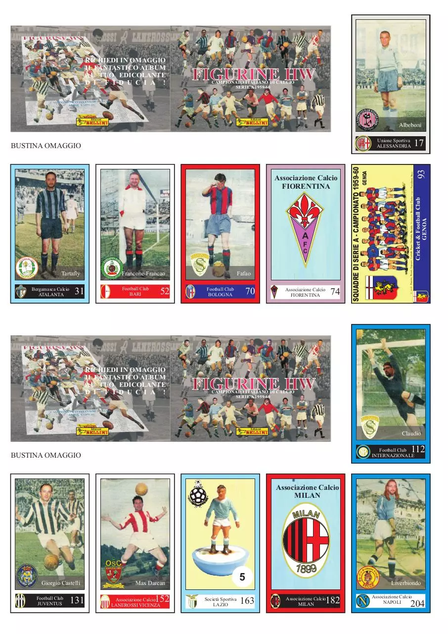 Page 1 of 1, FIGURINEHW BUSTINA OMAGGIO 16 new