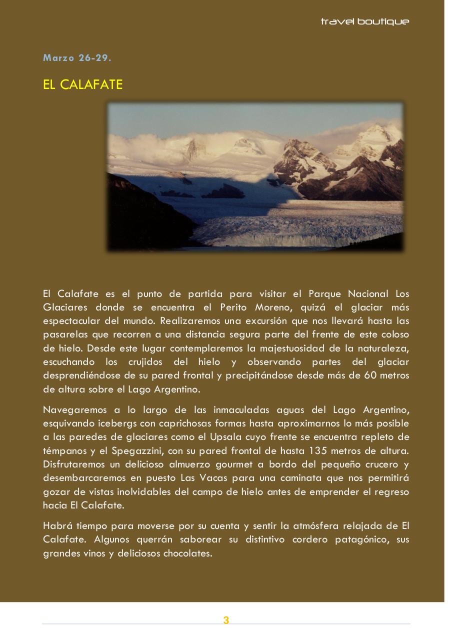 FOLLETO TRAVELBOUTIQUE PATAGONIA ARGENTINA CHILE.pdf - page 3/6