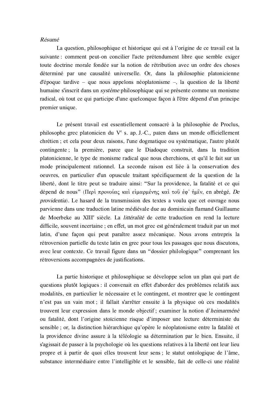 Page 3 of 462, theseSchneider ProclusLiberte