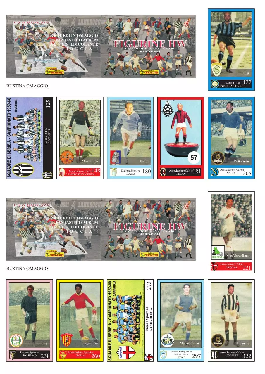 Page 1 of 1, FIGURINEHW BUSTINA OMAGGIO 18 new