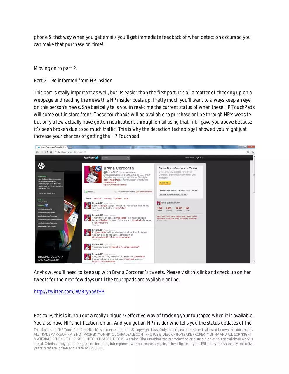 Page 4 of 5, HP TouchPad Sale eBook