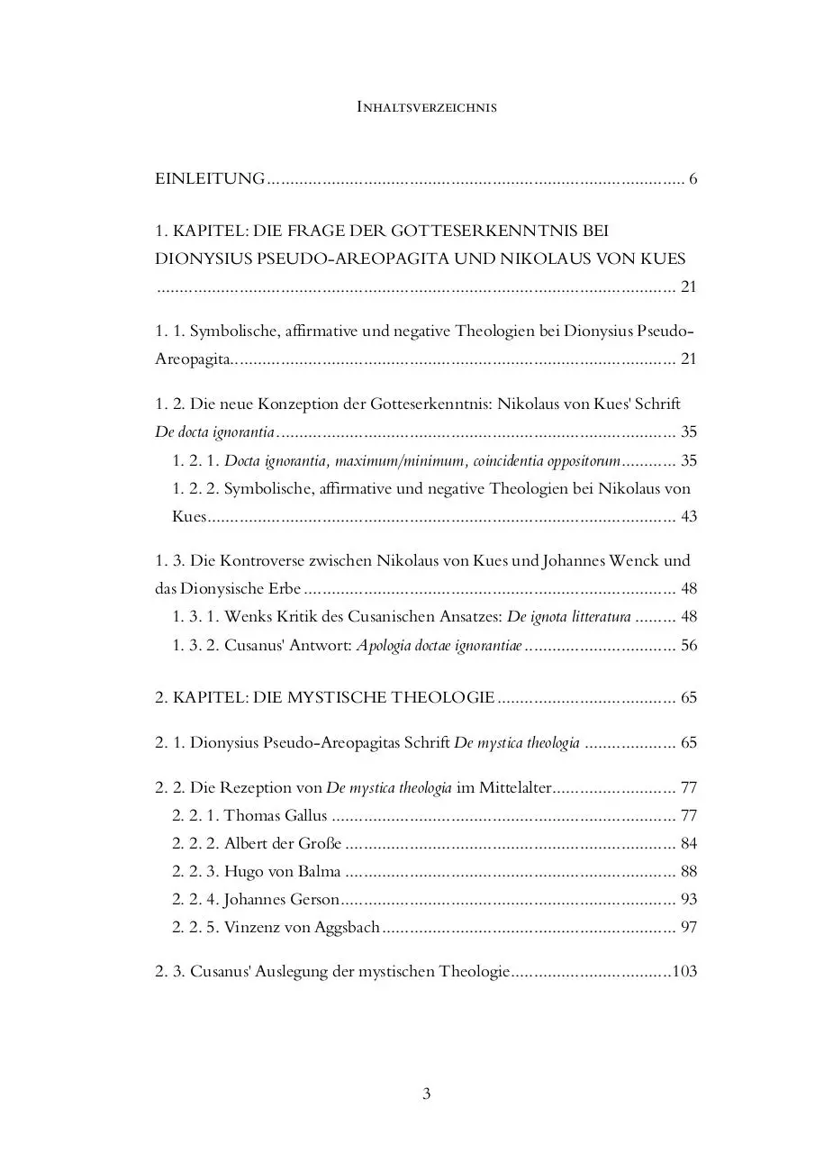 Page 3 of 213, dissZedaniaDionysiosAreopagit&NicolasCusanus