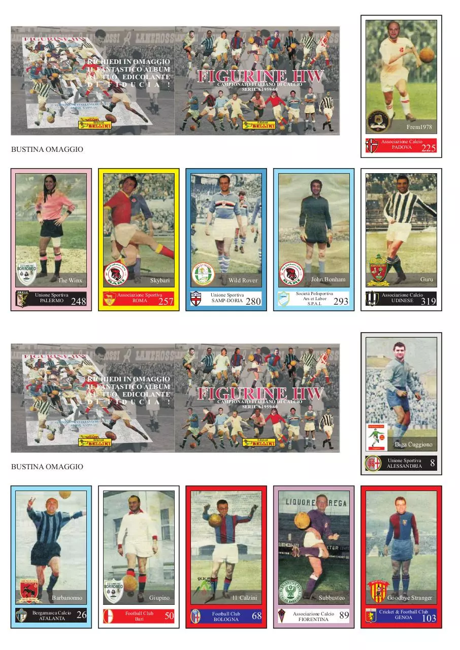 Page 1 of 1, FIGURINEHW BUSTINA OMAGGIO 20 new