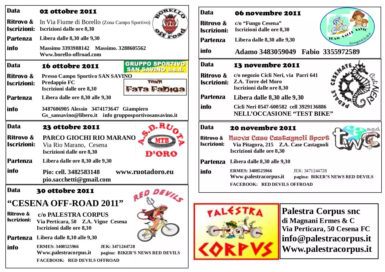 Page 2 of 2, MTB Escursioni Invernali 2011