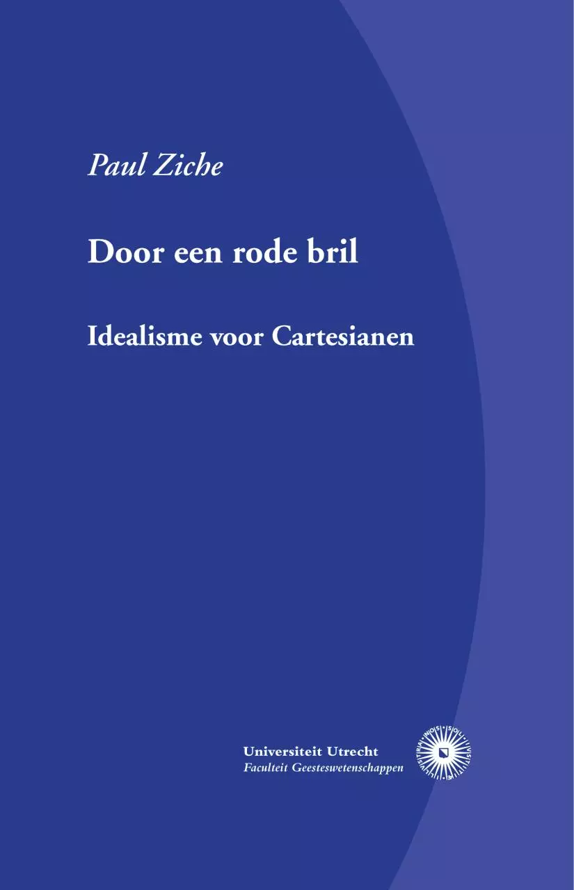 Page 1 of 43, Ziche Paul IdealismeVoorCartesien UniUtrecht