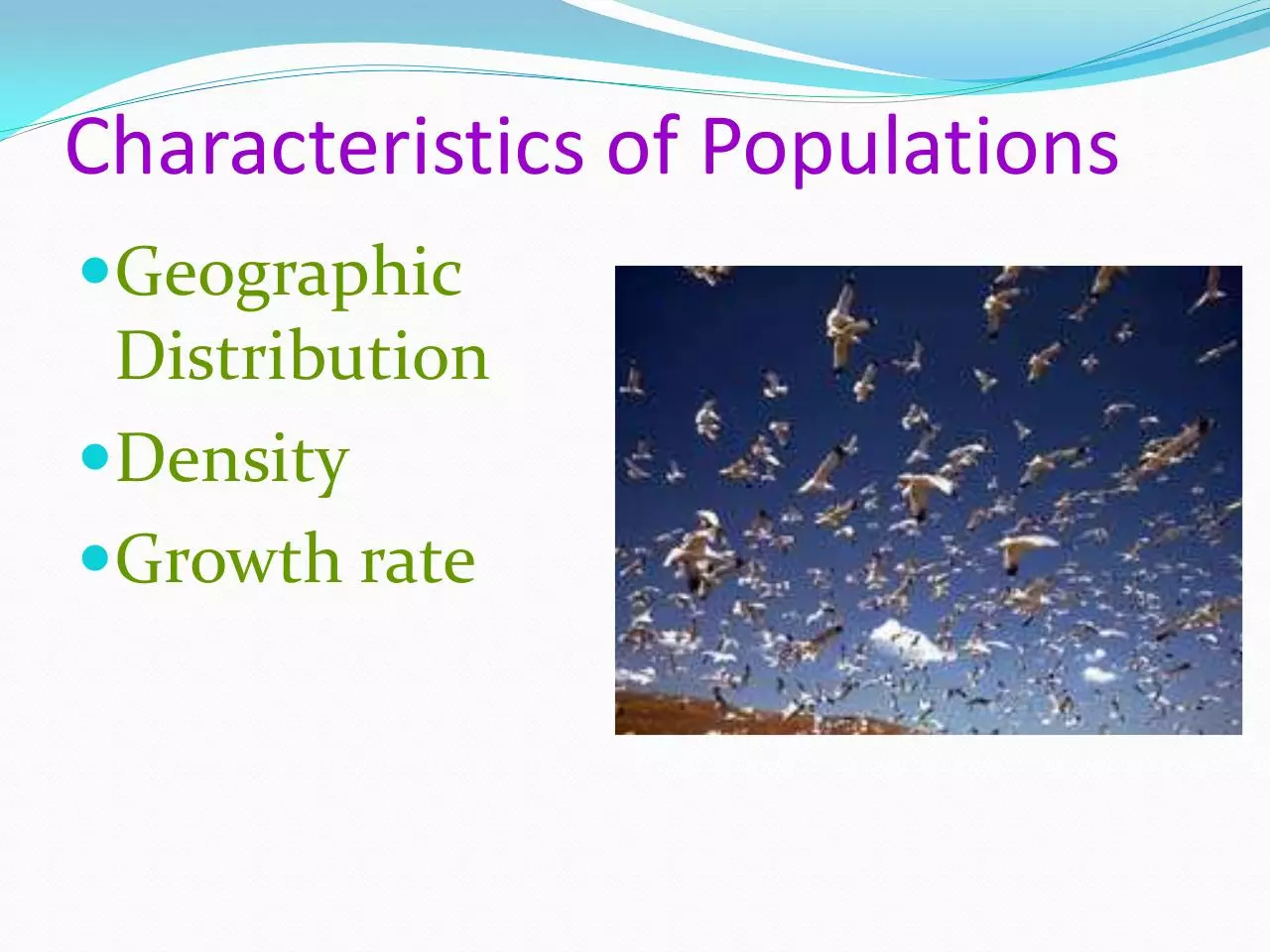 Page 2 of 30, 3 Populations