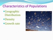 Page 2, 3 Populations