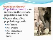 Page 3, 3 Populations