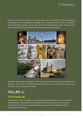 Page 3, MEXICO CITY TOUR OPTIONS