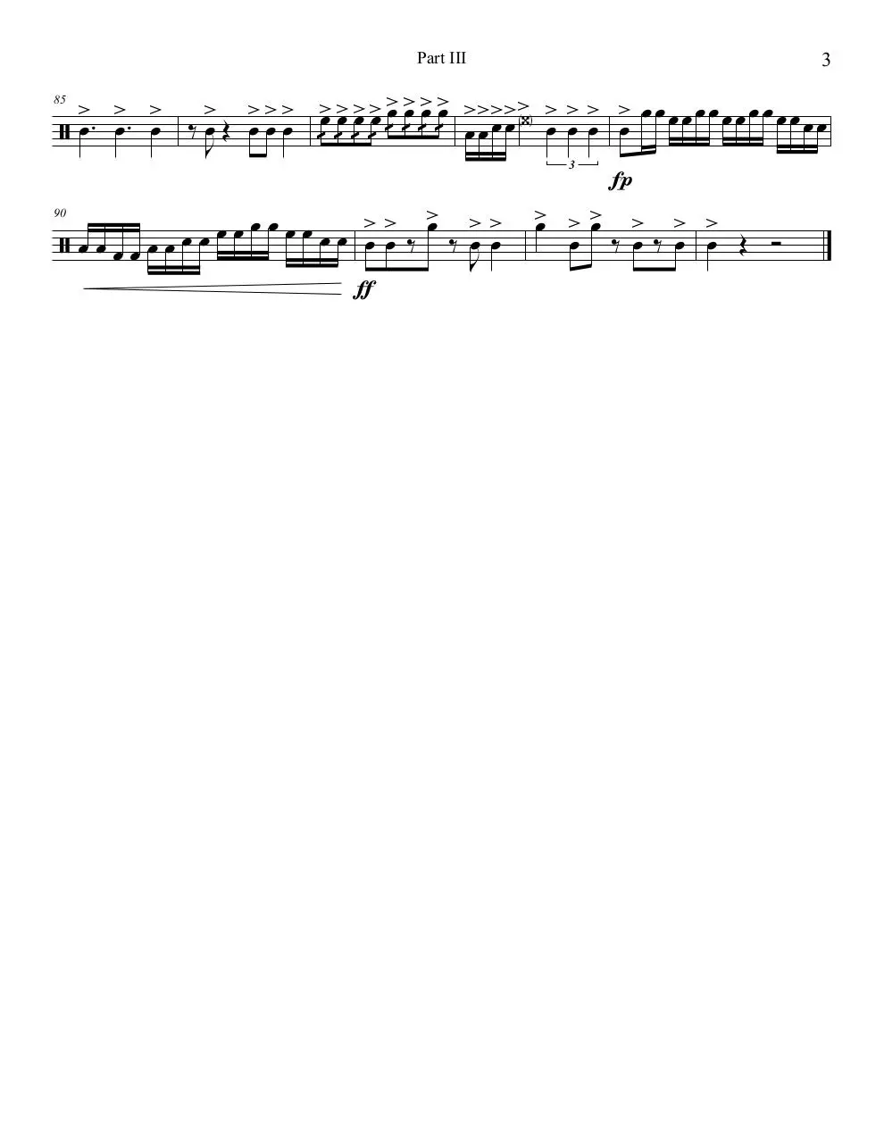 Page 3 of 3, Part 3F Bass Drums
