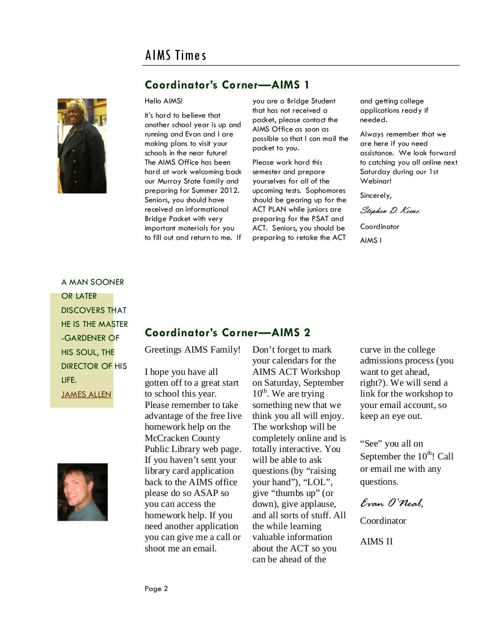 September 2011 Newsletter.pdf - page 2/6