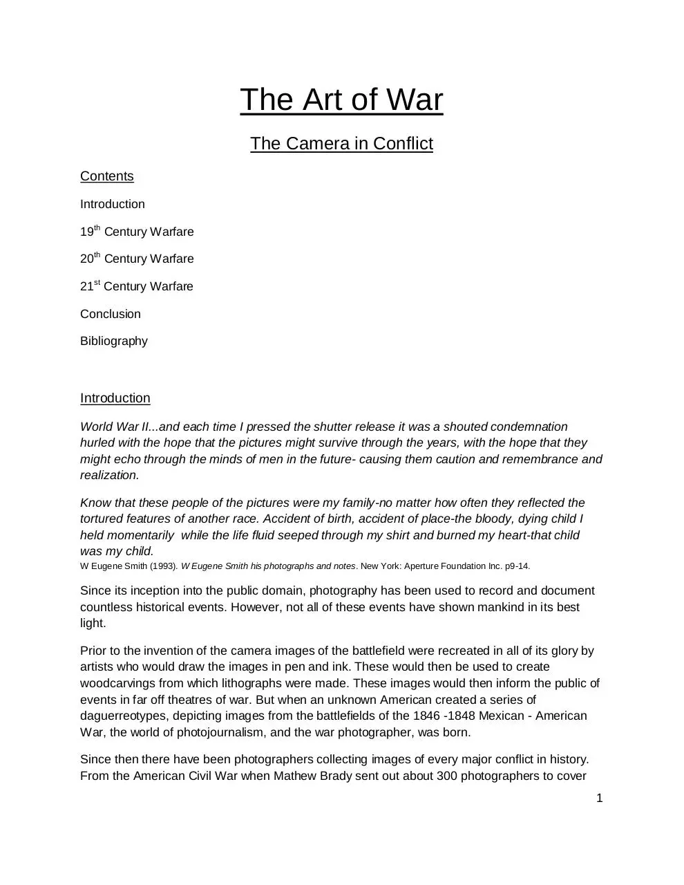 Page 1 of 12, The Art of War