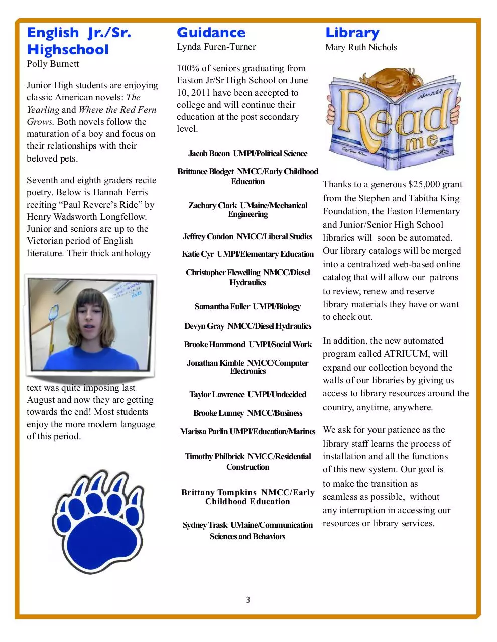 Page 5 of 9, 2011springnewsletter