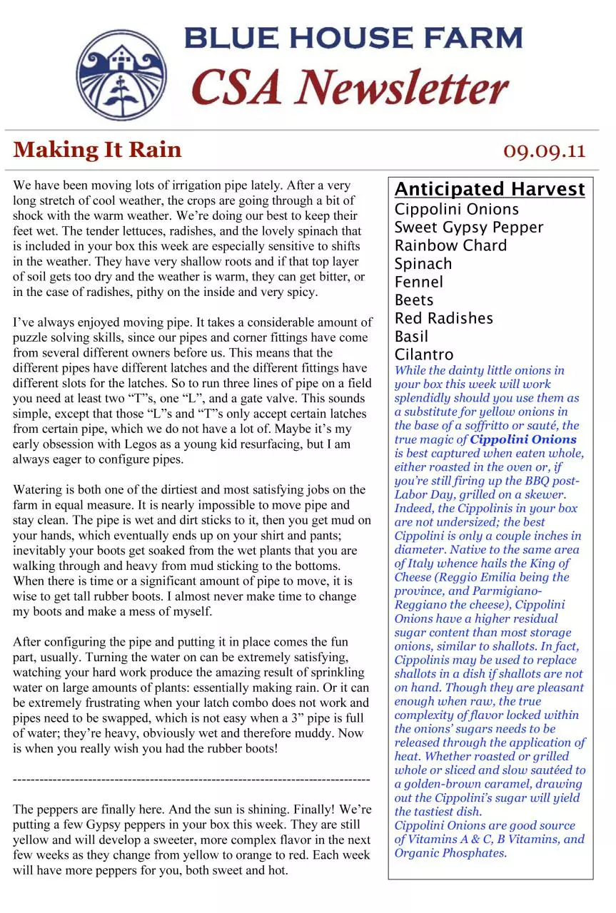 Page 1 of 2, Newsletter 09.09