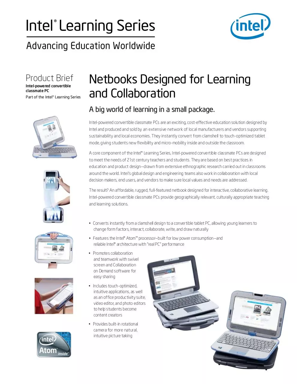 Page 1 of 4, Convertible Classmate PC
