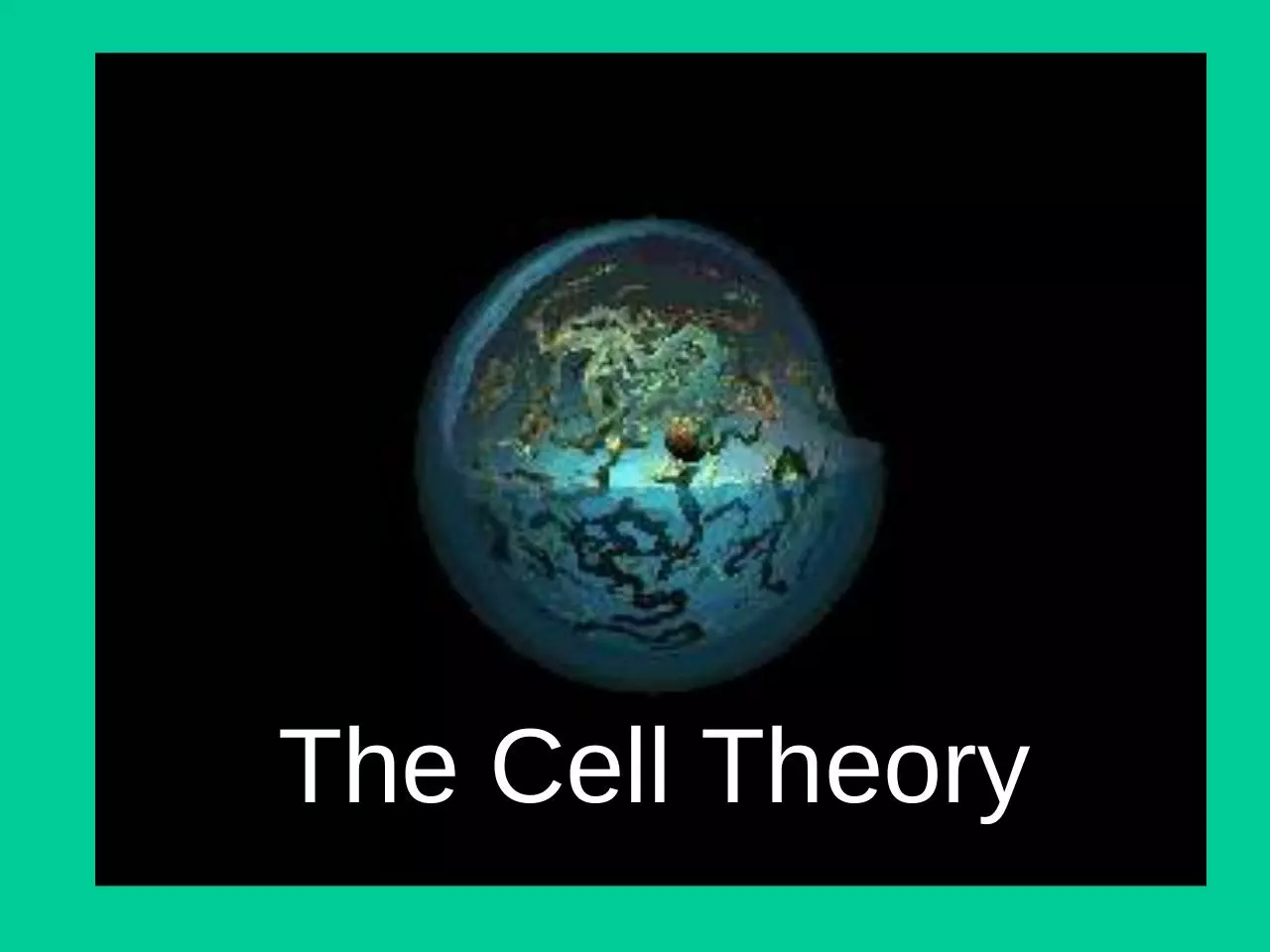 Page 1 of 23, 6 cell theory