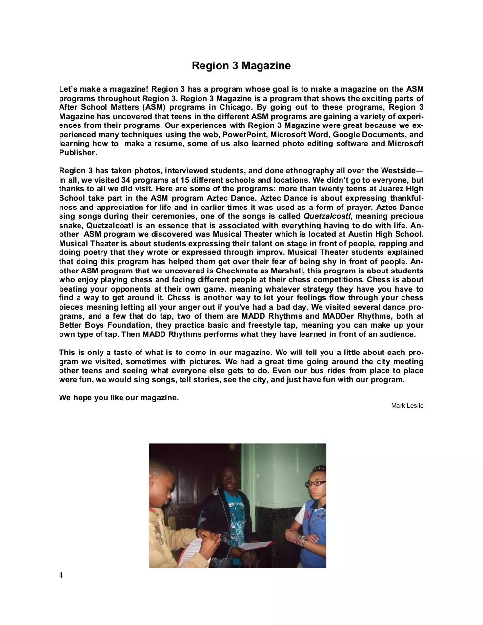 Page 4 of 28, region 3 magazine