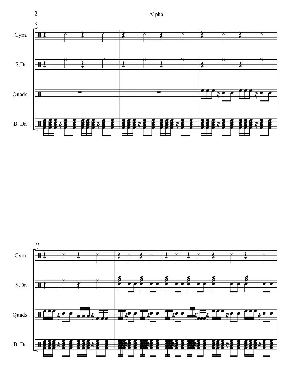 Page 2 of 4, Alpha