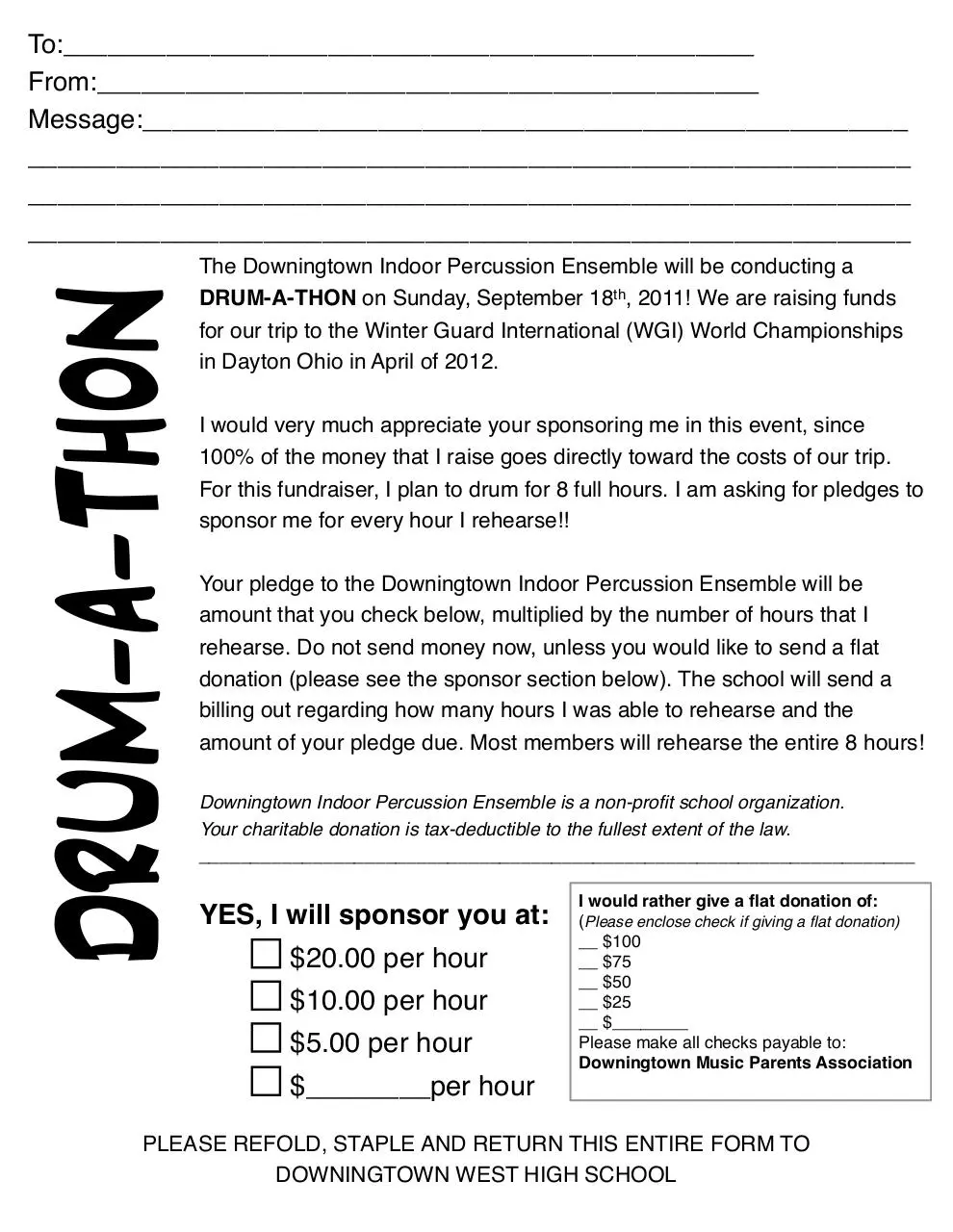 Page 1 of 2, DAT Form
