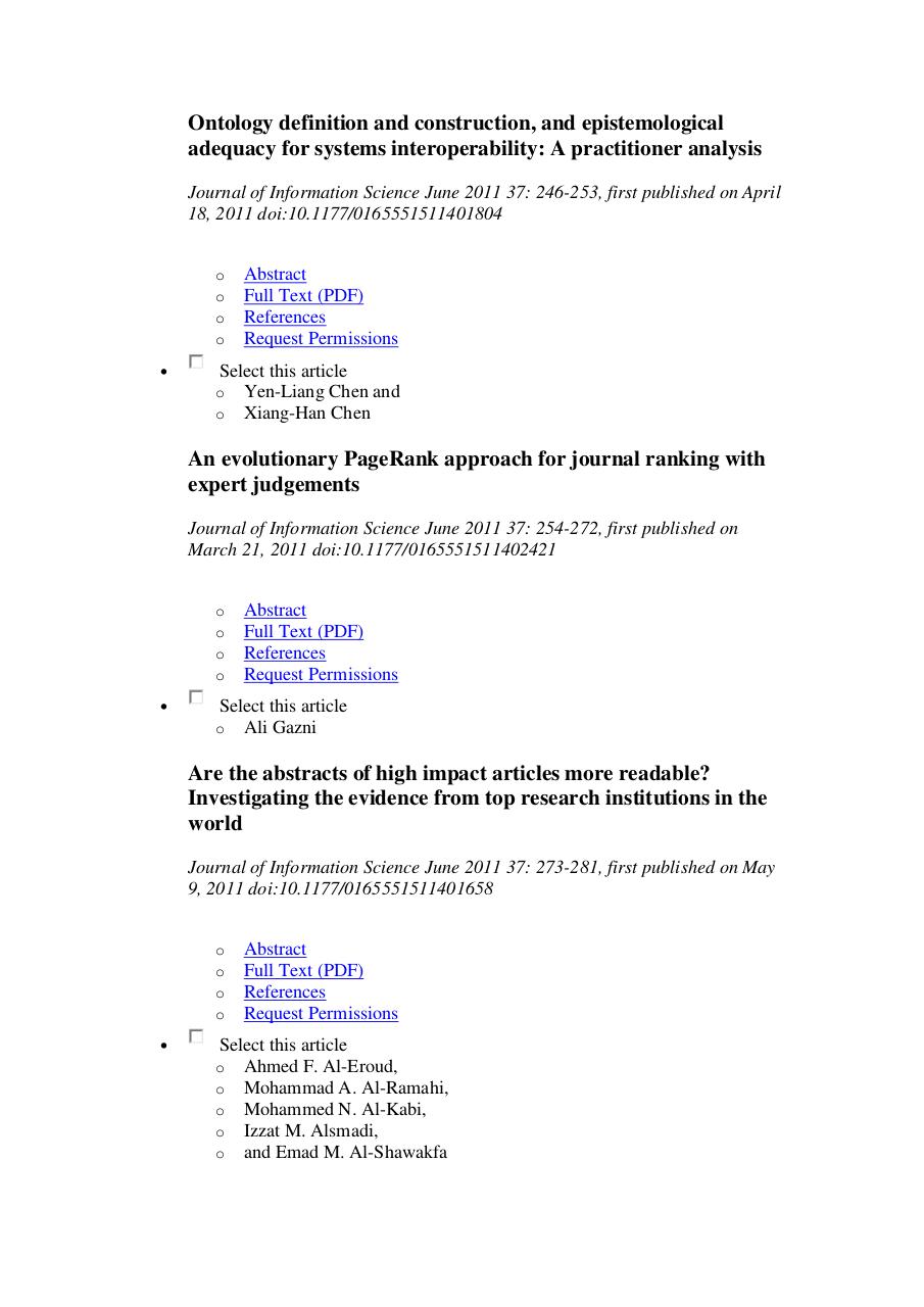Document preview j infor sci 37 3 jun2011.pdf - page 2/4