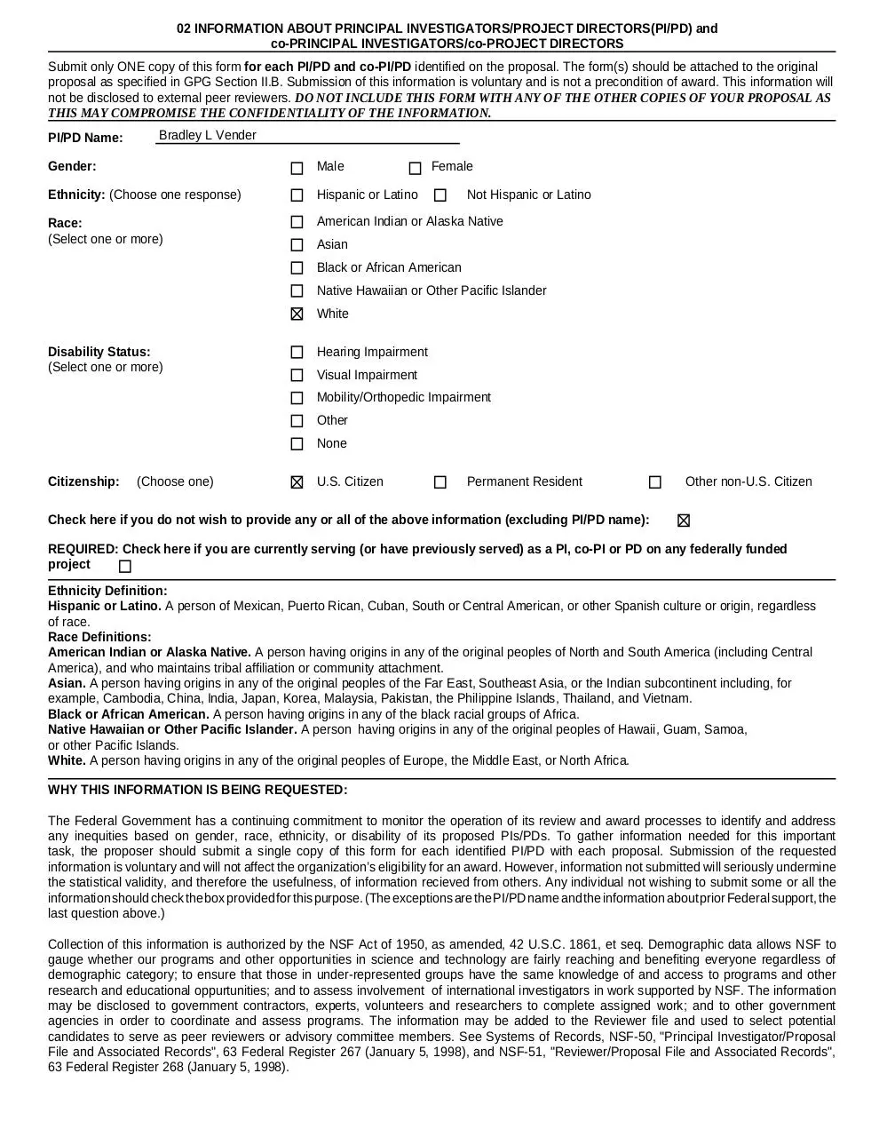 Page 1 of 44, NSF 0810613