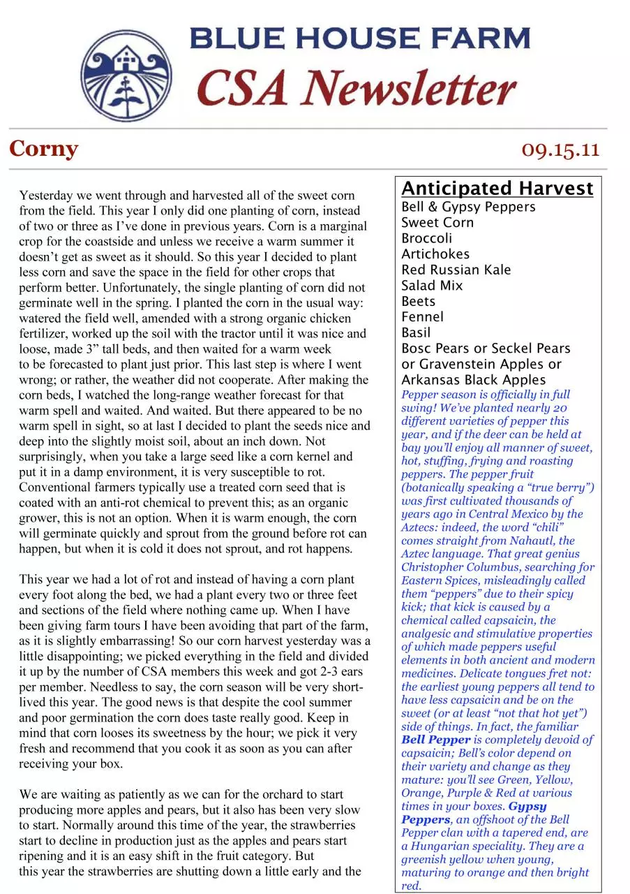 Page 1 of 2, 09.15 Newsletter