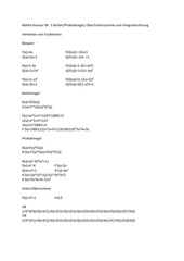 Page 1, Mathe Klausur Nr 1