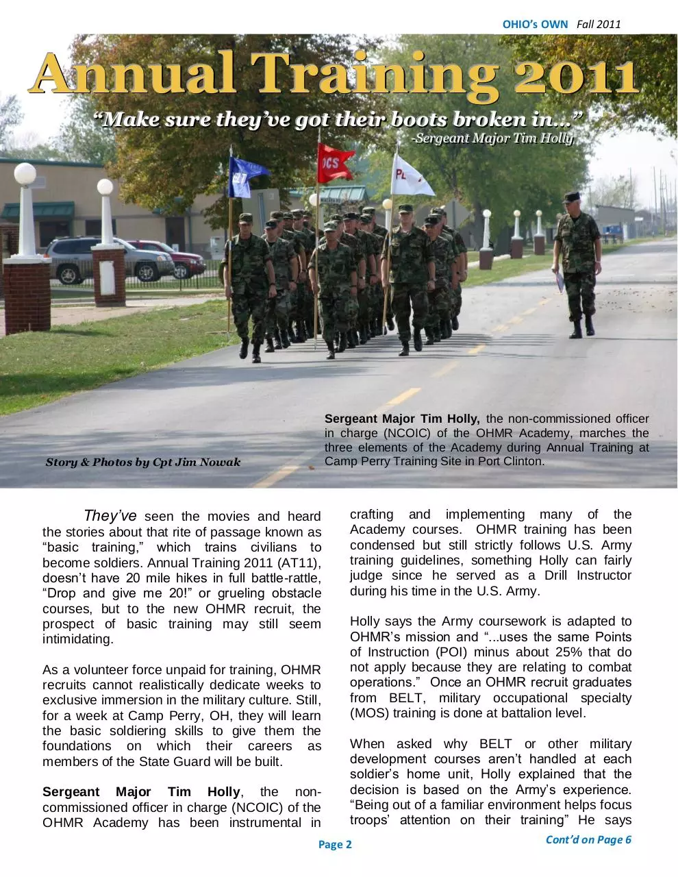 Page 3 of 12, OHIOs OWN Magazine Issue III Fall 2011