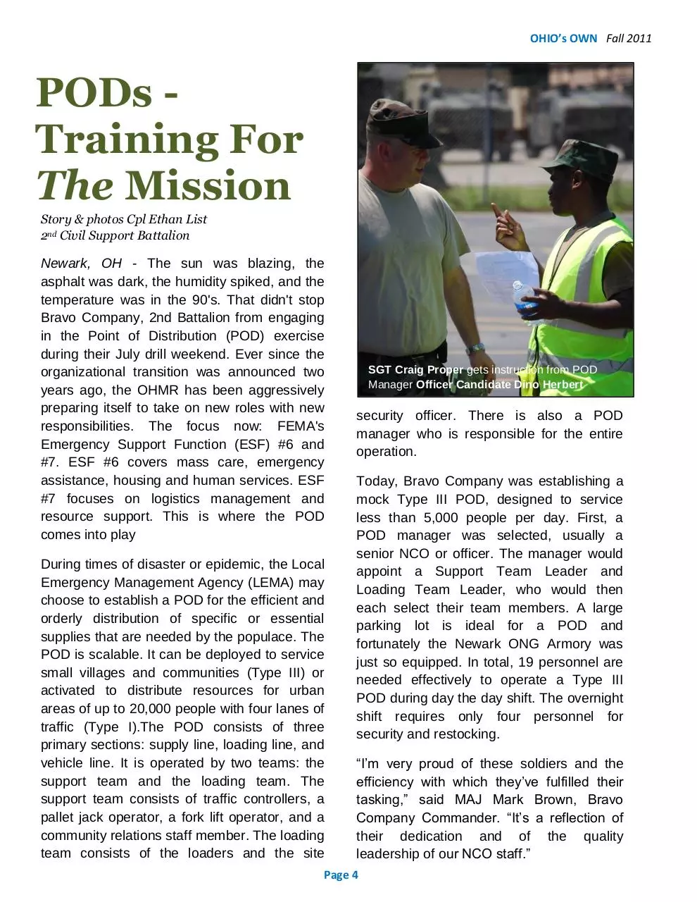 Page 5 of 12, OHIOs OWN Magazine Issue III Fall 2011