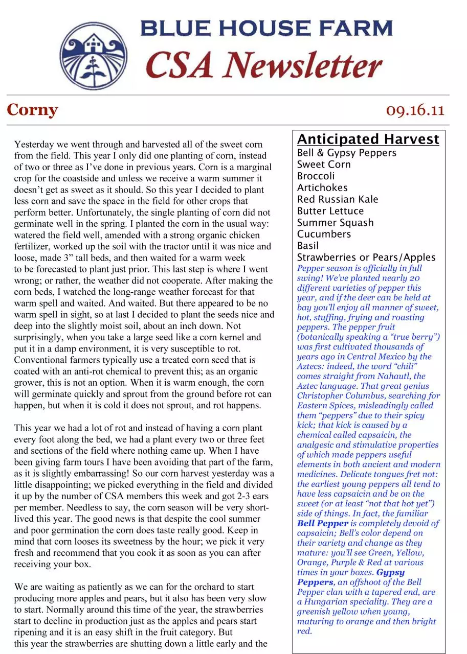 Page 1 of 2, 09.16 Newsletter