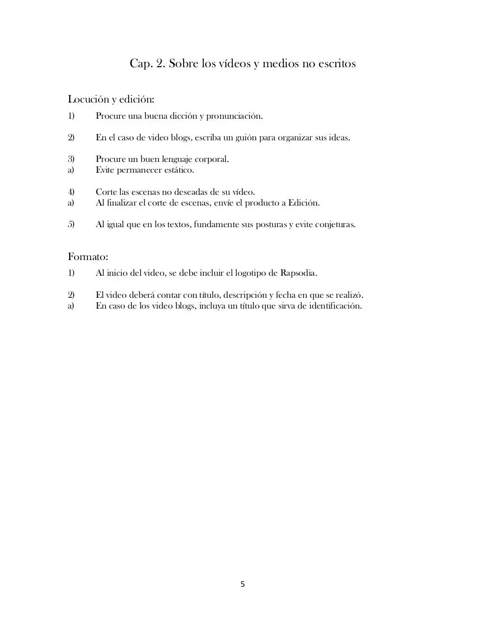Page 5 of 6, Manual de publicaciones de Rapsodia