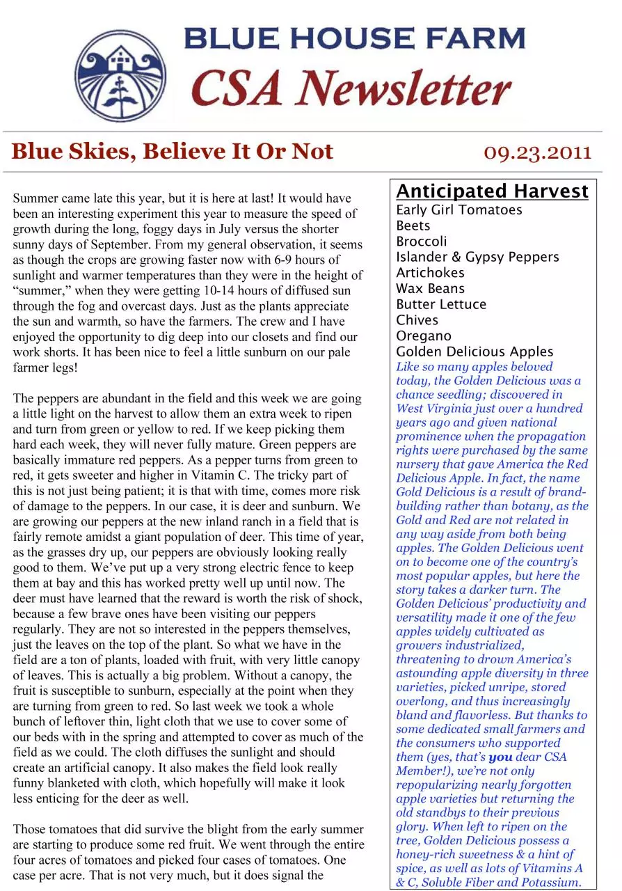 Page 1 of 2, Newsletter 09.23