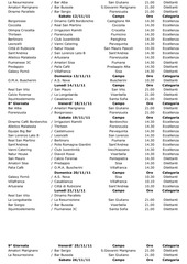 Page 4, C11 1° calendario e campi di gioco