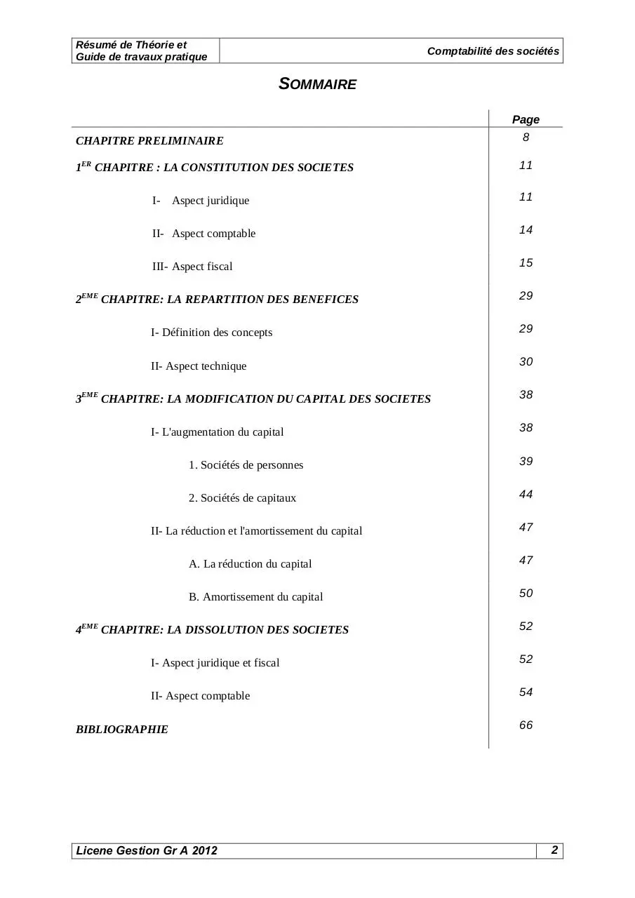 Page 3 of 66, COMPTABILITE DES SOCIETES