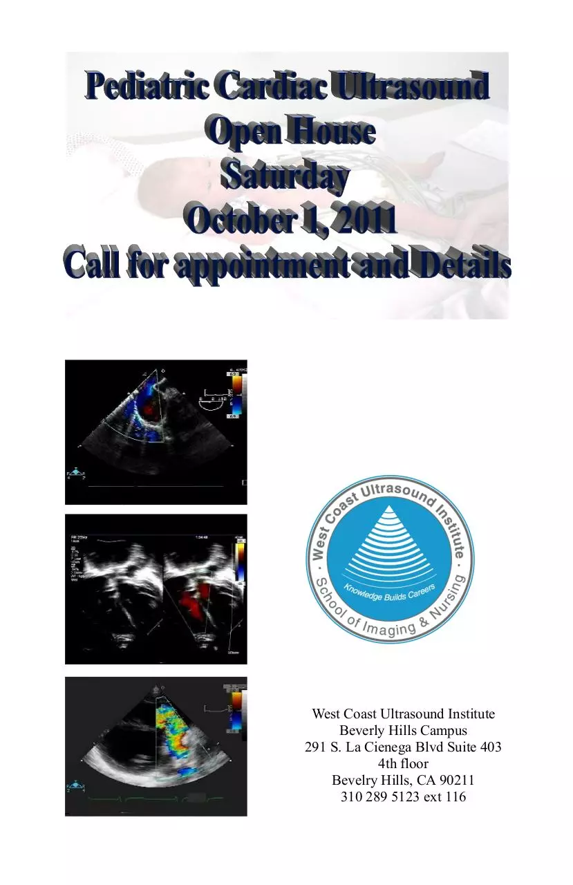 Page 1 of 1, Ped Echo open house for october
