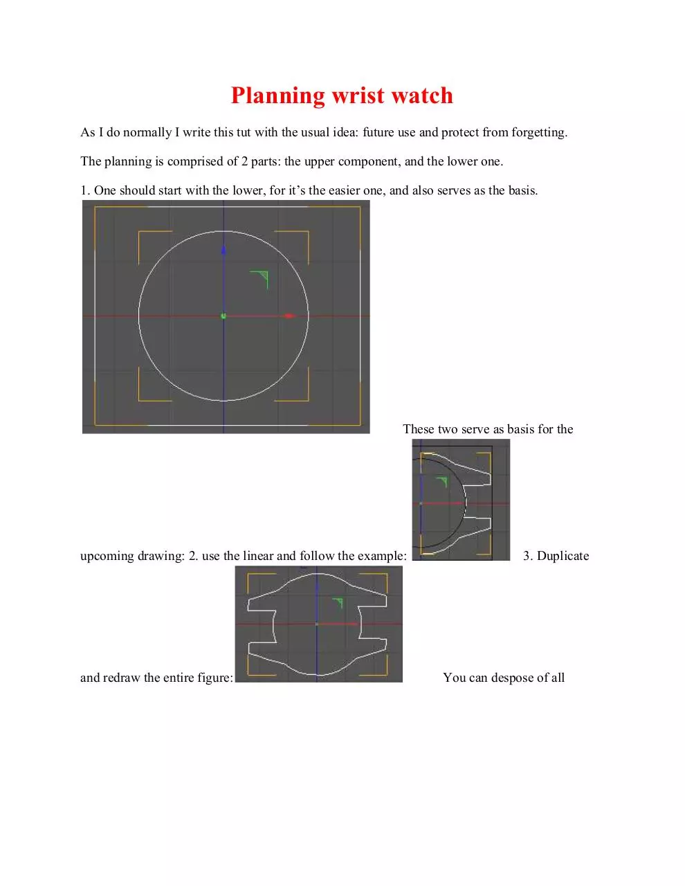Page 1 of 2, wrist watch