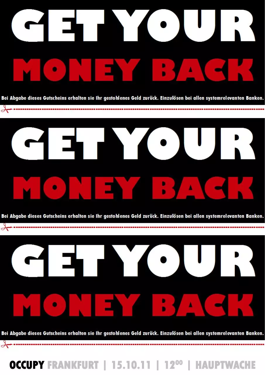 Page 1 of 1, MoneyBack Gutschein