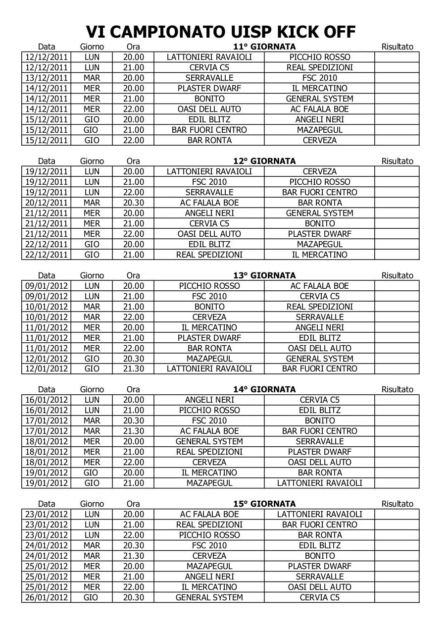 Page 3 of 4, NEW Kick off Calendario UISP 2011 2012(1)