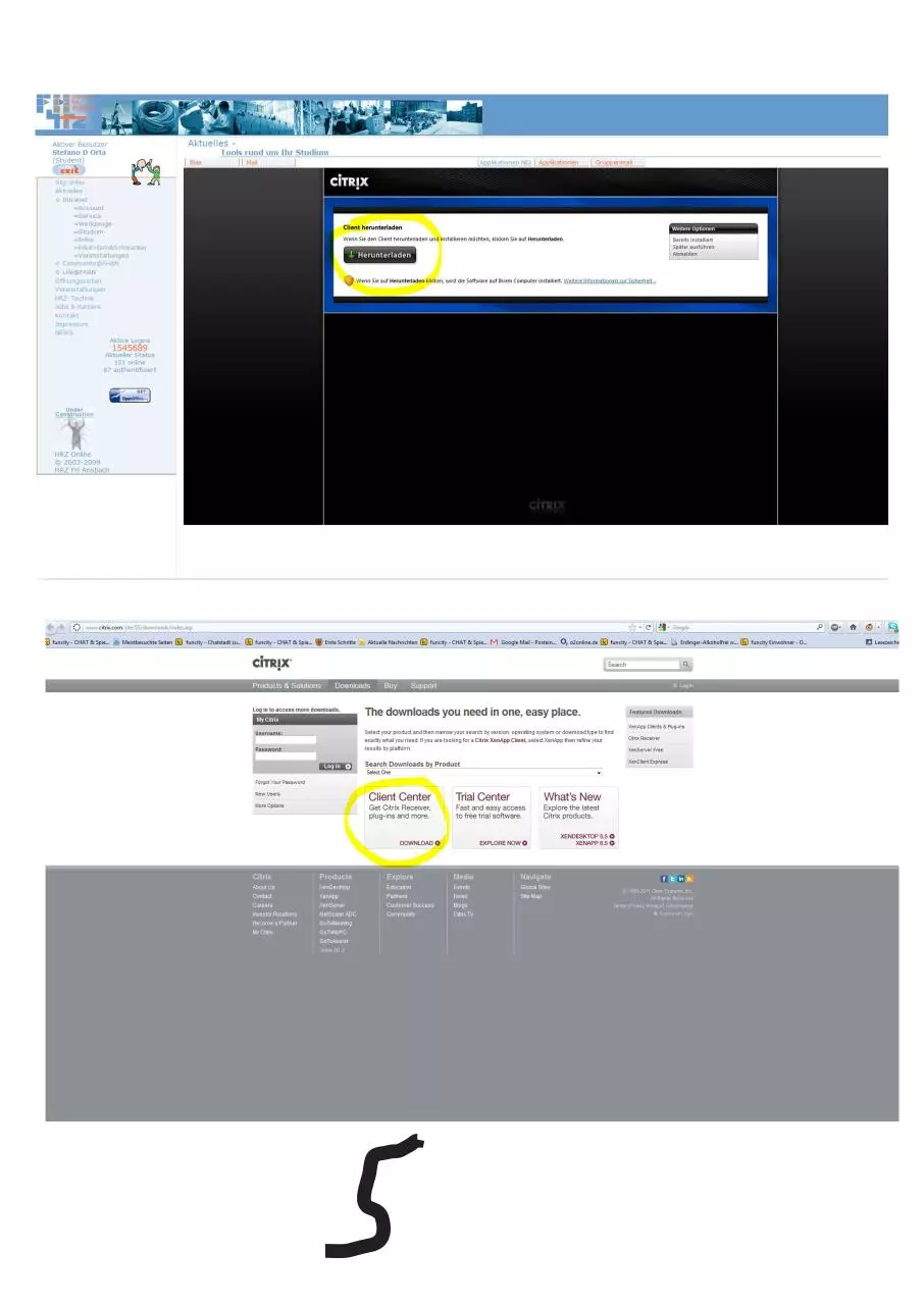 Page 3 of 6, Citrix Login