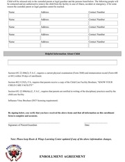 Page 2, Enrollment Application