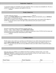Page 3, Enrollment Application