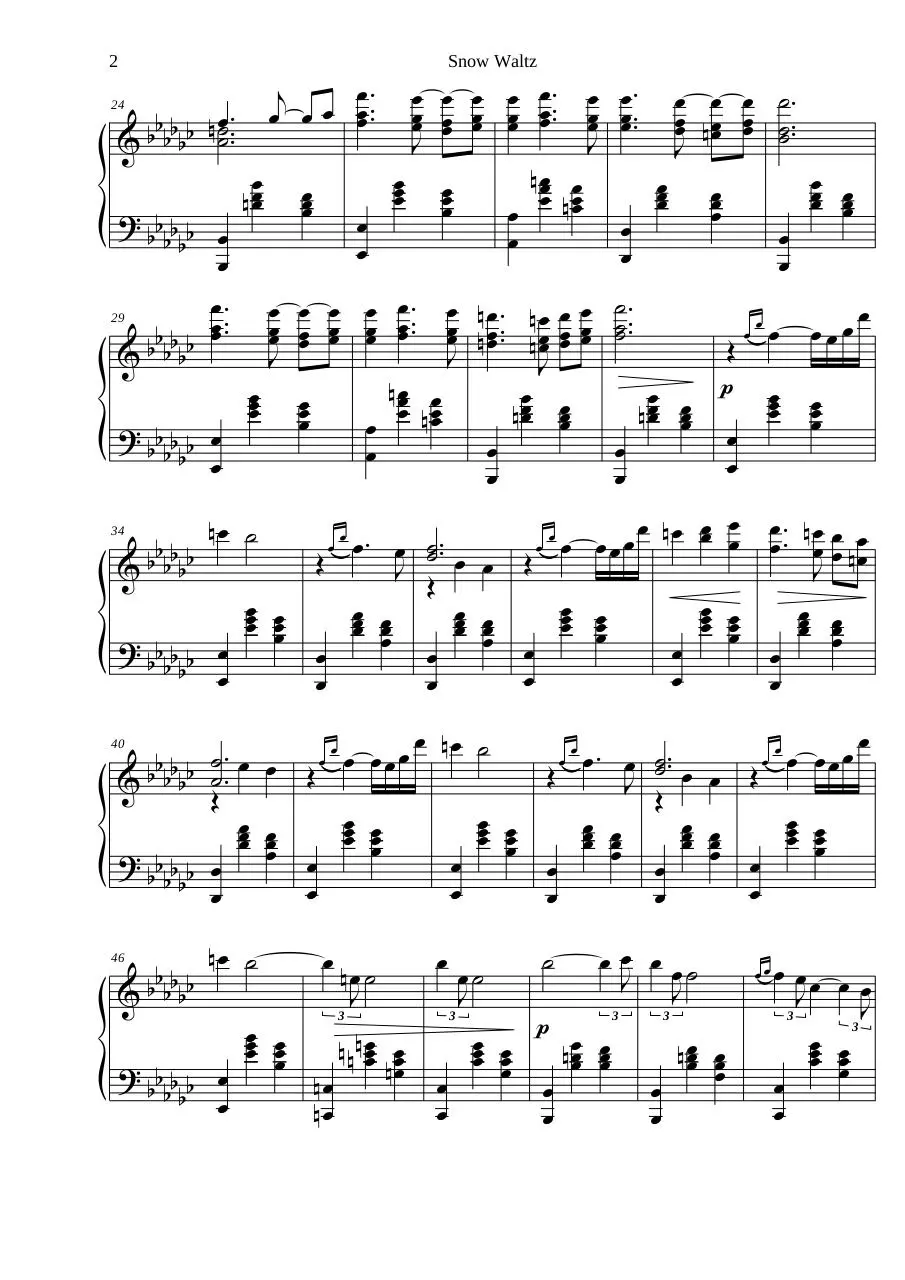 Page 2 of 5, Snow Waltz